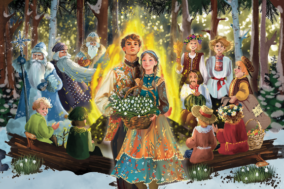 Барнаул, Новогодняя Сказка на Льду Ирины Слуцкой - Двенадцать Месяцев